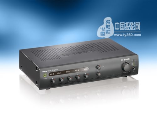 博世推出其公共廣播系統斑麗易系列新成員—斑麗經濟型混音放大器